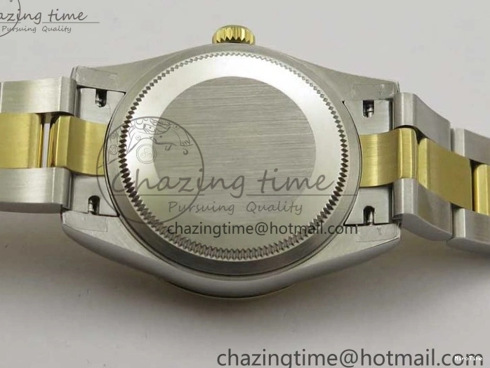 MiroTime 0203 WaterResistant Datejust 31mm 278273 SS YG BP Maker Best Edition Black Sticks Markers Dial on SS YG Oyster Bracelet 2718